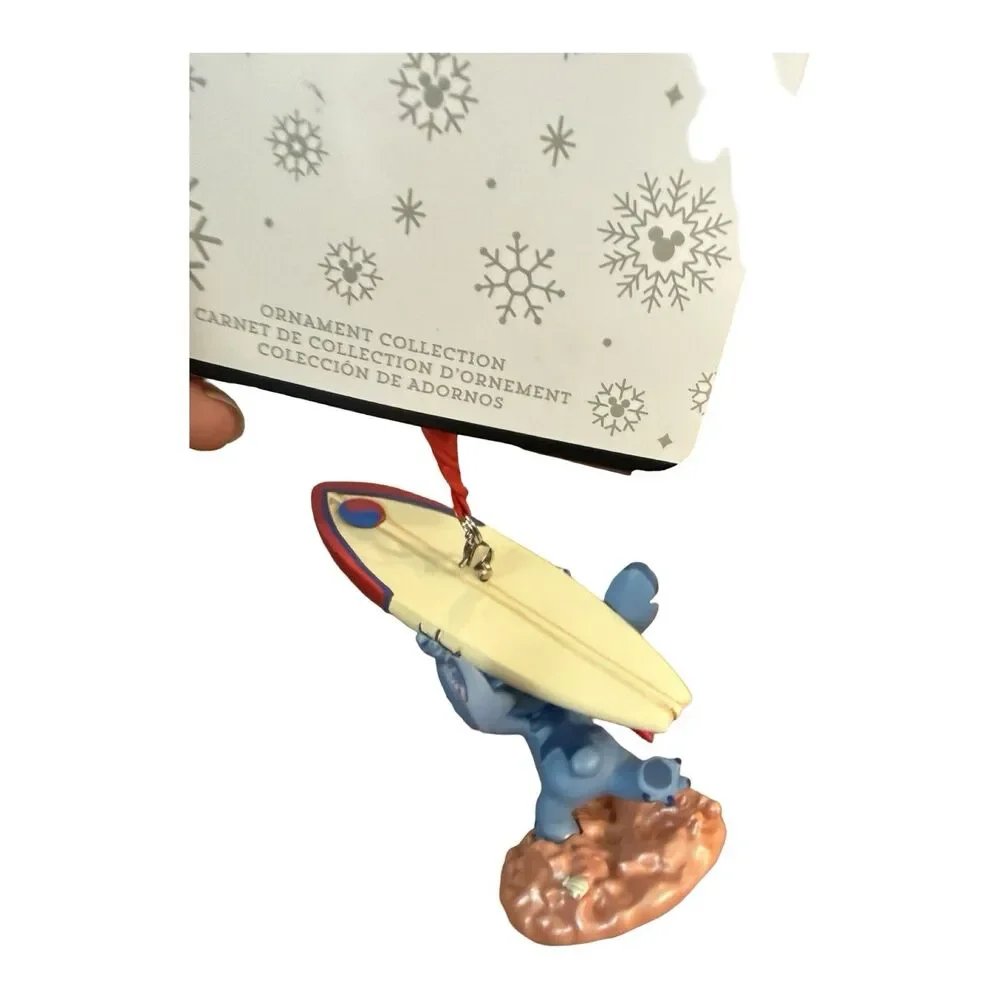 Disney Store Stitch Surfboard Ornament NEW Lilo & Stitch Collectible